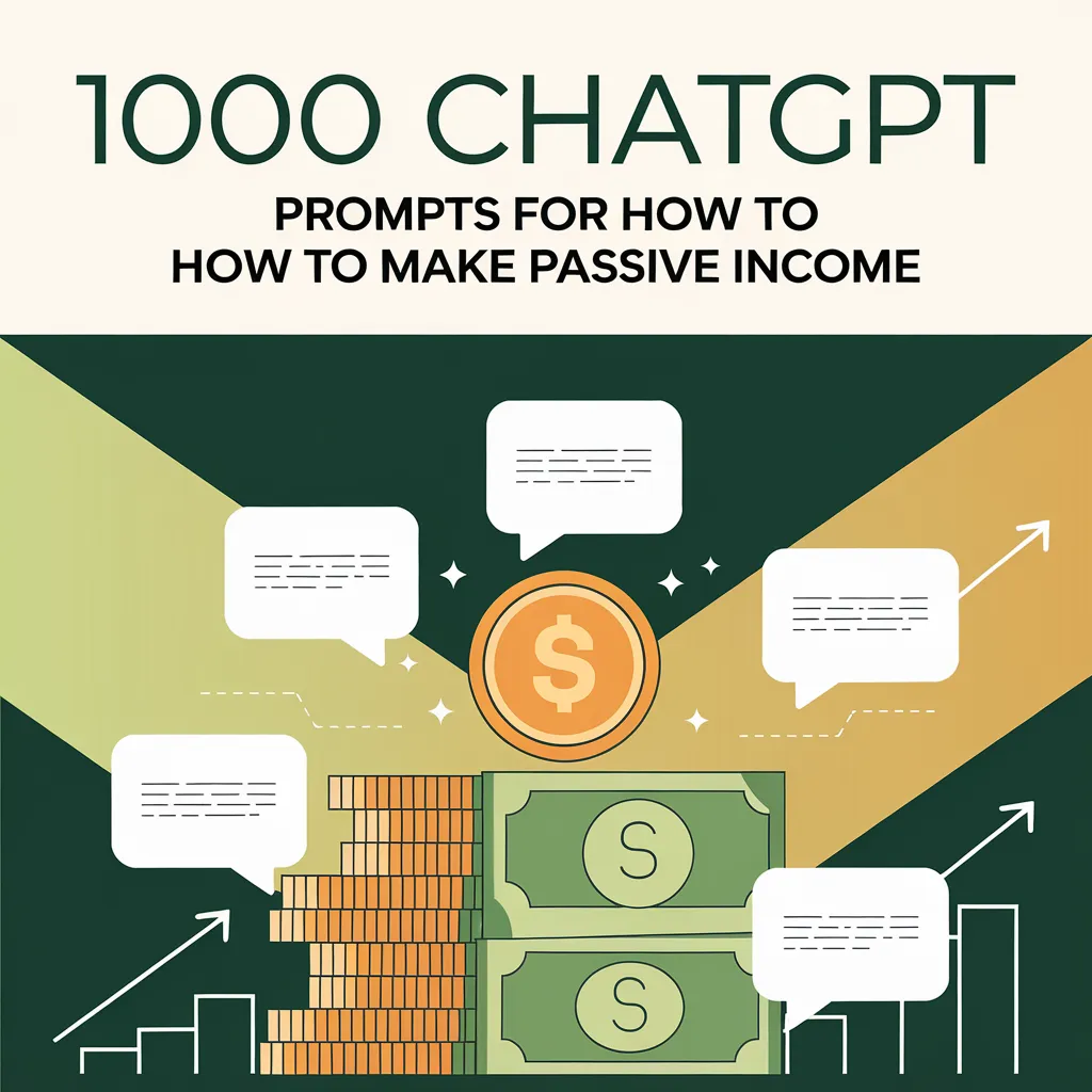 1000 ChatGPT Prompts for How to Make Passive Income (Ultimate Masterlist)